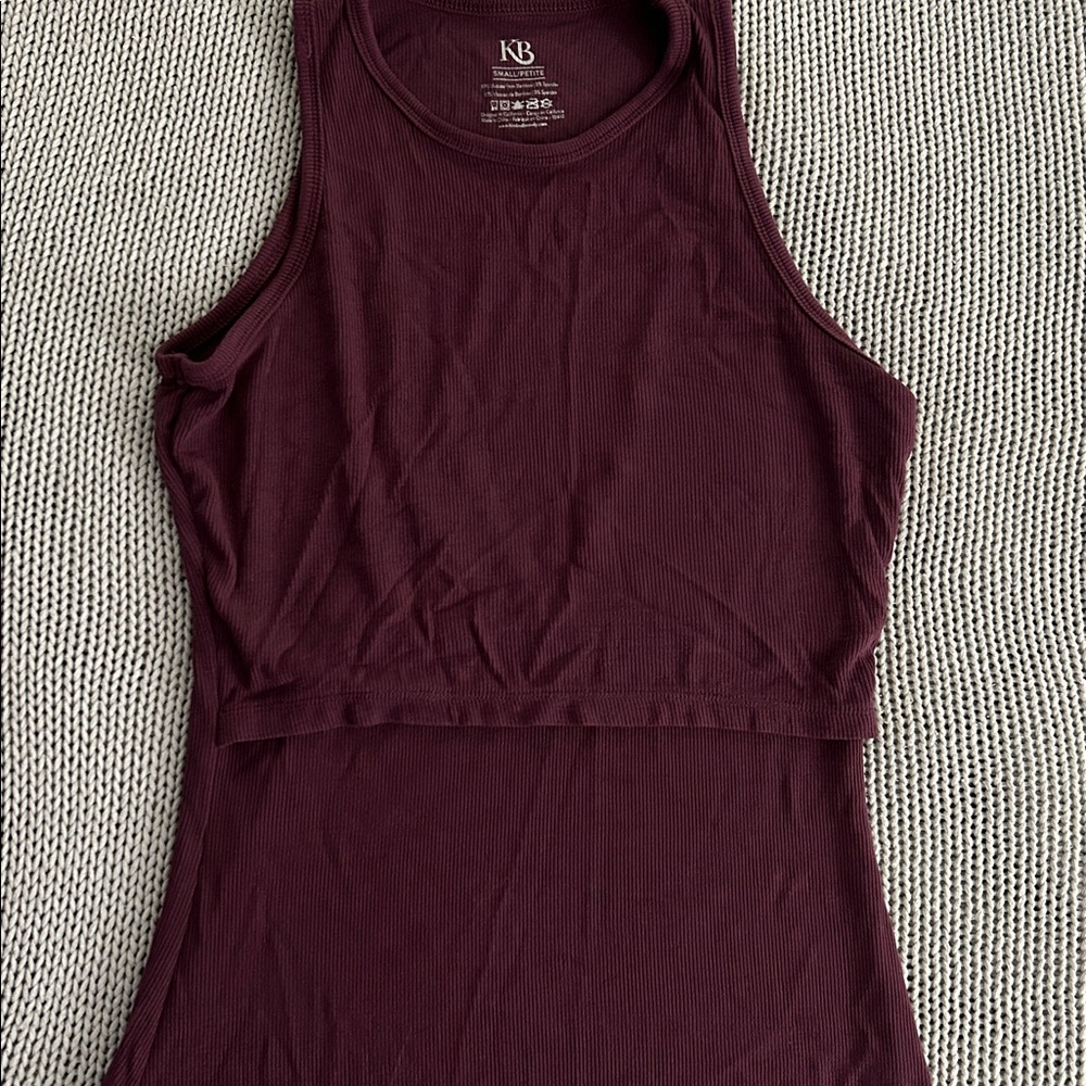 Kindred Bravely Ribbed Bamboo Racerback Nursing Tank Top